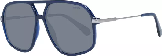 Γυαλιά Ηλίου Polaroid Mixed Aviator Unisex 59mm Μπλε