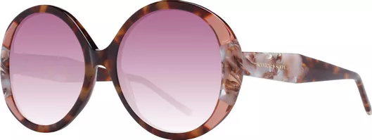 Γυαλιά Ηλίου Scotch & Soda Mixed Στρογγυλό Unisex 57mm Καφέ