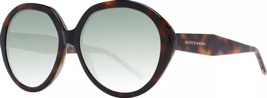 Γυαλιά Ηλίου Scotch & Soda Mixed Στρογγυλό Unisex 58mm Καφέ