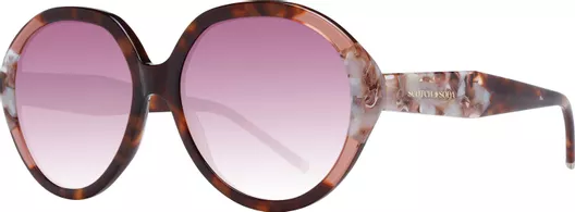 Γυαλιά Ηλίου Scotch & Soda Mixed Στρογγυλό Unisex 58mm Καφέ