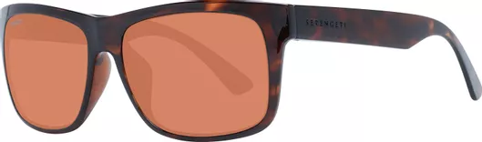 Γυαλιά Ηλίου Serengeti Κοκκάλινος Ορθογώνιο Unisex 56mm Καφέ