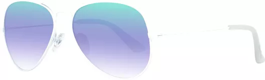 Γυαλιά Ηλίου Skechers Μεταλλικός Aviator Unisex 55mm Άσπρο