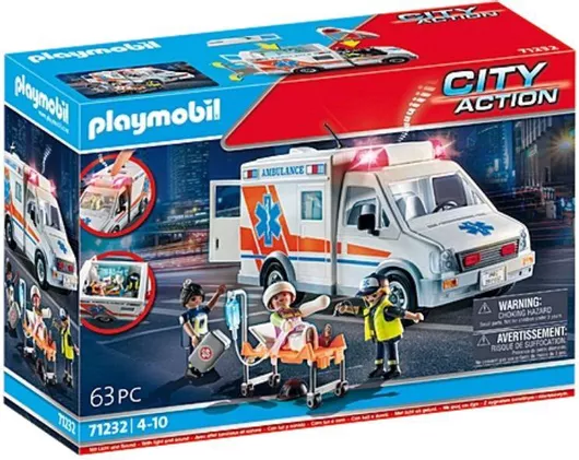 Playmobil City Action Ασθενοφόρο για 4-10 ετών