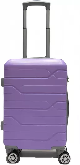 Βαλίτσα Ταξιδίου Felbags Καμπίνας Σκληρή Ύψους 53cm με 4 Ρόδες Λιλά