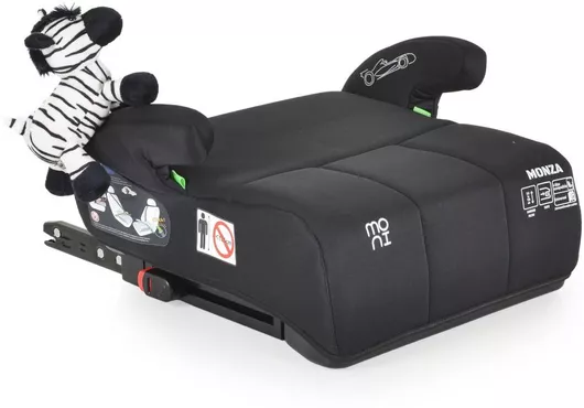 Παιδικό Κάθισμα Αυτοκινήτου Moni Booster i-Size Isofix Monza 125-150cm Μαύρο