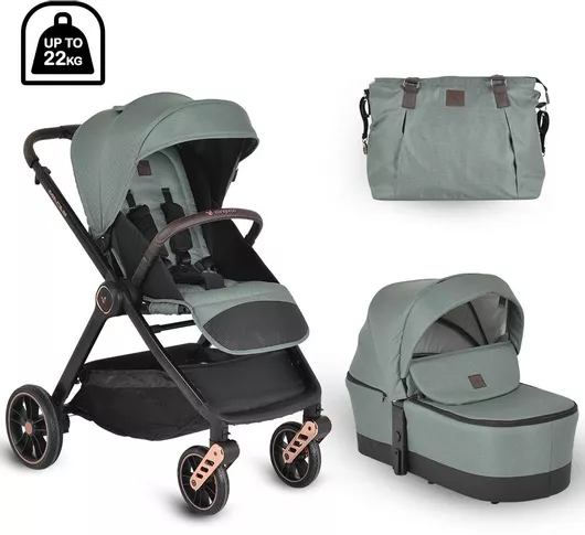 Καρότσι Μωρού Cangaroo Macan 2 σε 1 Πράσινο