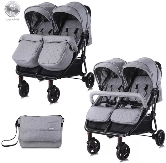 Καρότσι Μωρού Lorelli Κλασικό Duo Cool Γκρι