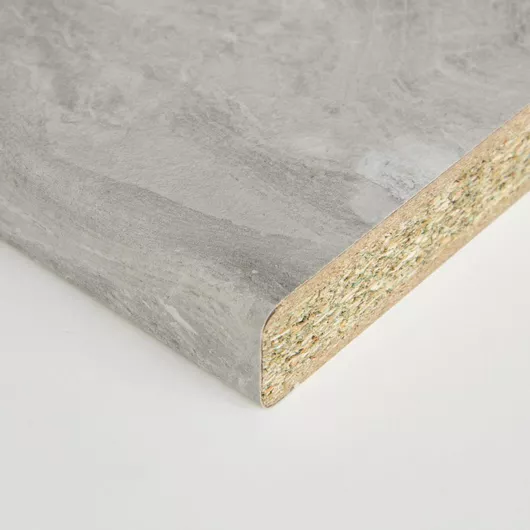 Πάγκος Κουζινας Praxitelis 891 Ορθογώνιο Μοριοσανίδα 420x80x4cm Γκρι