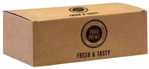 Σετ Χάρτινα Κουτιά Τροφίμων 50 17x10x6cm FOOD POINT