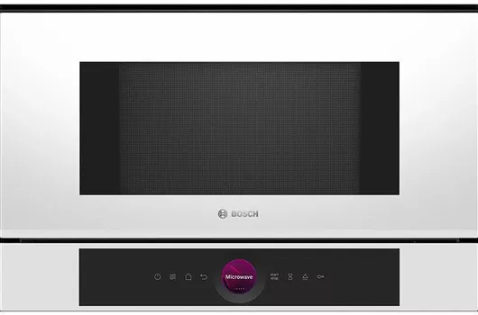 Bosch Εντοιχιζόμενος Φούρνος Μικροκυμάτων 21lt Λευκός