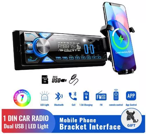 Ηχοσύστημα Αυτοκινήτου Ραδιόφωνο 1DIN (Bluetooth/USB/WiFi/GPS)
