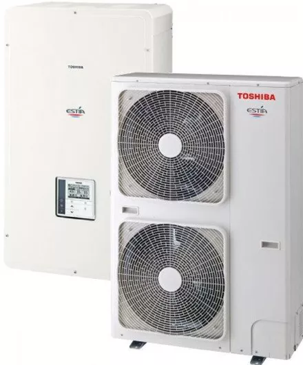 Αντλία Θερμότητας Toshiba Estia 16.76kW Μονοφασική 55°C Split