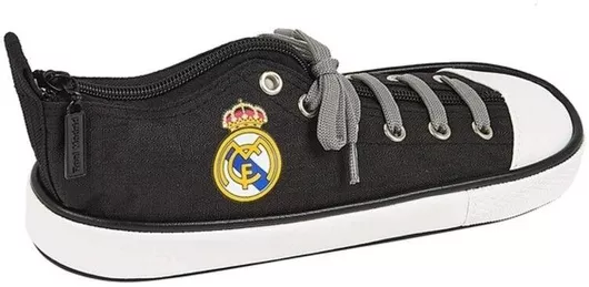 Σχολική Κασετίνα Real Madrid C.F. με 1 Θήκη Μαύρο