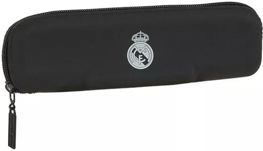 Σχολική Κασετίνα Real Madrid C.F. Οβάλ με 1 Θήκη Μαύρο