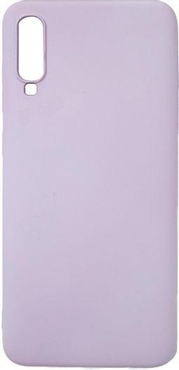 Samsung A70 θήκη Σιλικόνης TPU με επένδυση - Μωβ