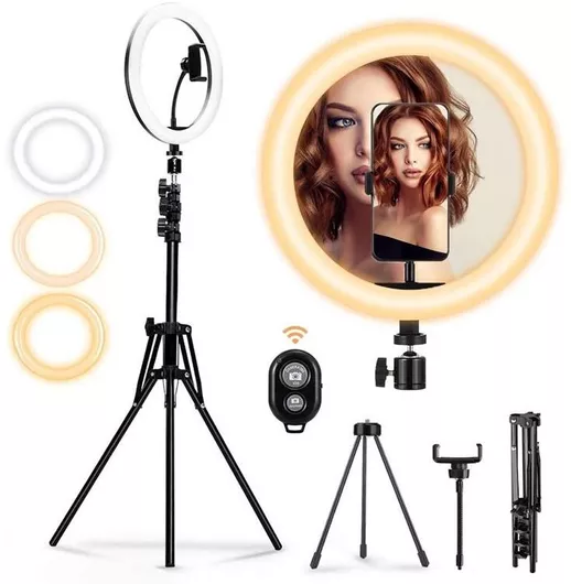 Ring Light 4J654030 με Τρίποδο & Αξεσουάρ Deluxe Σετ