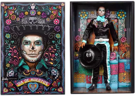 Barbie Mattel Ken Día De Muertos Συλλεκτική Κούκλα Ken για 6+ Ετών