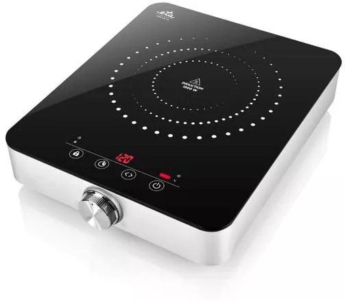 Επιτραπέζια Εστία ETA Indukta Επαγωγική Κεραμική 1800W Ασημί