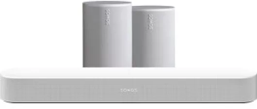 Σετ Ηχείων Home Cinema Sonos Beam 5.0 Surround Set Beam Gen2 + 2xEra 100 Λευκό 
