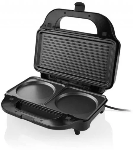 ETA Sorento Plus 5151 90000 Τοστιέρα με Αποσπώμενες Πλάκες για 2 Τοστ 900W Μαύρη