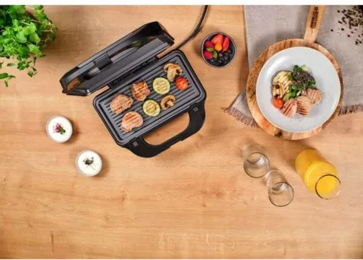 ETA Sorento Plus 5151 90000 Τοστιέρα με Αποσπώμενες Πλάκες για 2 Τοστ 900W Μαύρη