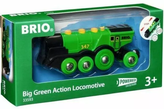 Τρενάκι Brio με Μπαταρίες Πράσινο
