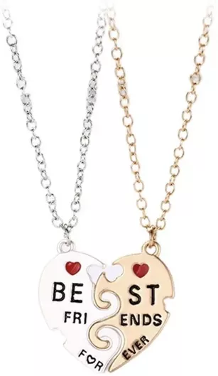Κολιέ Best Friends  Χρυσό