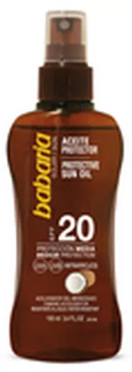 Babaria Protective Sun Oil Αντηλιακό Λάδι για το Σώμα SPF20 σε Spray 100ml