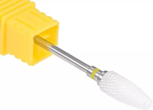 Φρέζα Τροχού Νυχιών Κεραμική Κίτρινη Β16