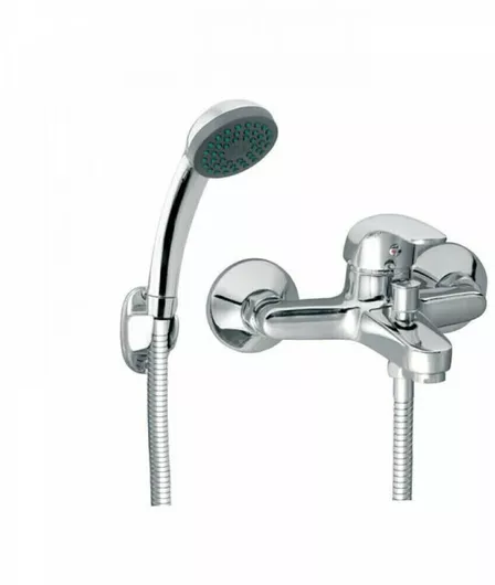 Μπαταρία Μπανιέρας Αναμεικτική Πλήρες Σετ Ασημί