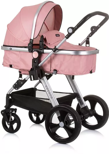 Καρότσι Μωρού Chipolino Havana Ρυθμιζόμενο 2 σε 1 Flamingo