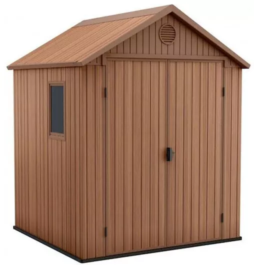 Αποθήκη Κήπου Πλαστική Darwin με Διπλή Πόρτα Μ1.76xΠ1.74xΥ2.12m