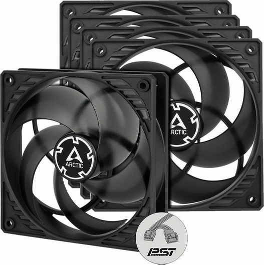 Case Fan Arctic F12 PWM PST 120mm με Σύνδεση 4-Pin 5τμχ
