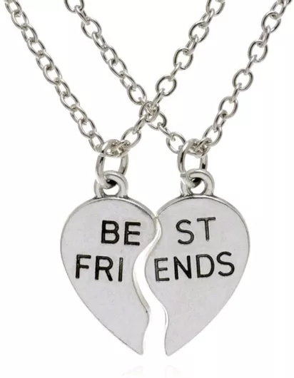 Κολιέ Best Friends  Ατσάλι