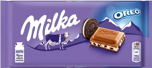 Σοκολάτα Milka Γάλακτος Oreo 100gr