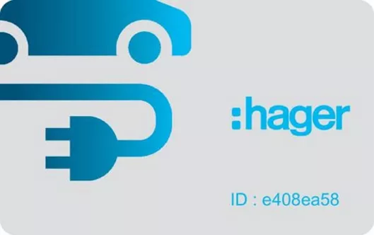 Hager Κάρτες Χρήστη Rfid Για Witty Premium/Park Σετ 20 Τεμάχια XEVA400