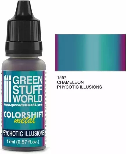 Χρώμα Μοντελισμού Green Stuff World COLORSHIFT CHAMELEON METAL Μαύρο 17ml