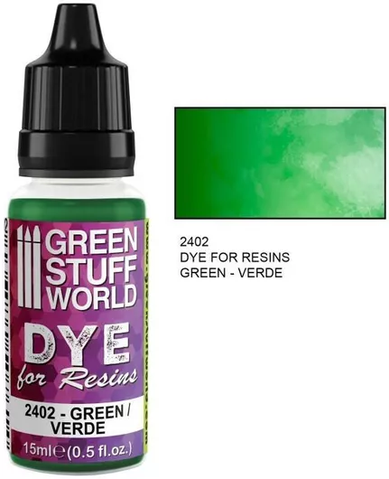 Χρώμα Μοντελισμού Green Stuff World Dye Resins Πράσινο 15ml