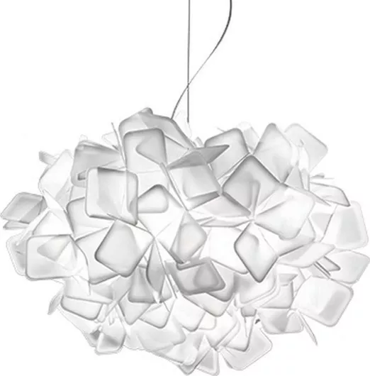 Slamp Clizia Suspension S Κρεμαστό Φωτιστικό για Ντουί E27 Λευκό 53εκ.