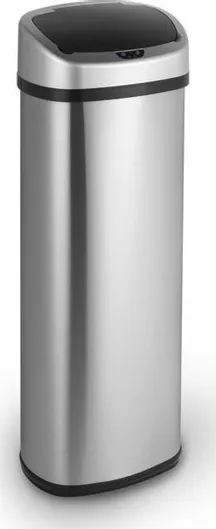 Κάδος Απορριμμάτων SPM Μεταλλικός με Φωτοκύτταρο 30lt Ασημί