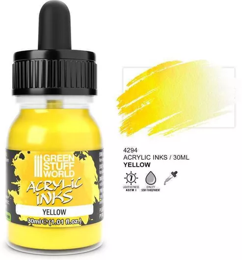 Χρώμα Μοντελισμού Green Stuff World Acrylic Yellow 30ml