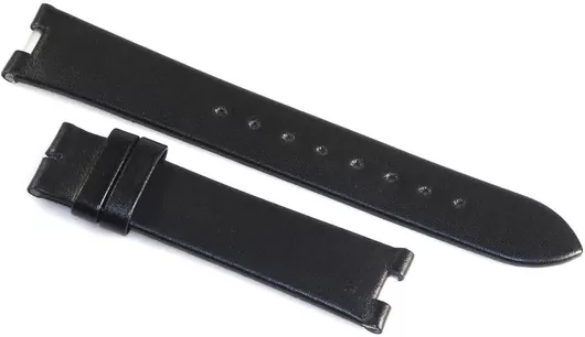 Λουράκι Ρολογιού Versus by Versace Δερμάτινο 18mm Μαύρο