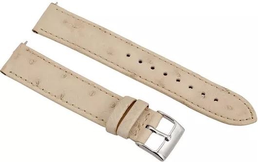 Λουράκι Ρολογιού Hadley Roma Δερμάτινο 18mm Λευκό