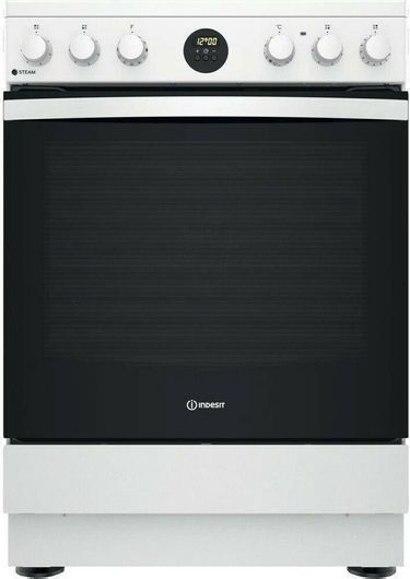 Indesit IS67V8CHW/E Κουζίνα 69lt με Κεραμικές Εστίες Π60εκ. Λευκή