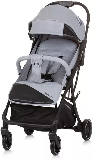 Καρότσι Μωρού Chipolino Kiss Kατάλληλο για Nεογέννητο Ash Grey 6.2kg