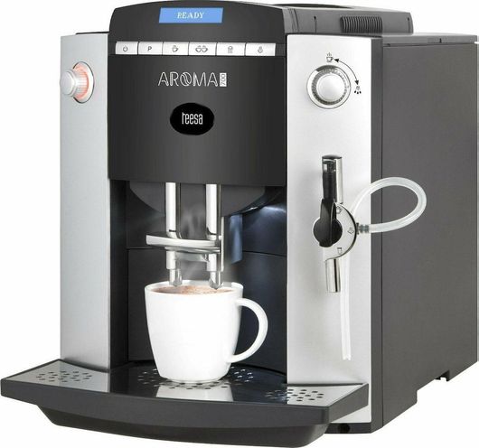 Μηχανή Espresso Teesa Aroma 700 TSA4001 Αυτόματη 1400W Πίεσης 15bar με Μύλο Άλεσης Ασημί