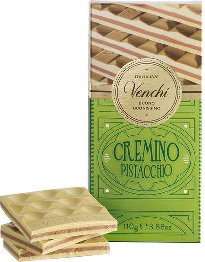 Σοκολάτα Venchi Γάλακτος Cremino Pistacchio Χωρίς Γλουτένη 110gr