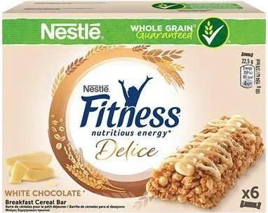 Μπάρες Δημητριακών Nestle Fitness με Άσπρη Σοκολάτα 6x23,5gr