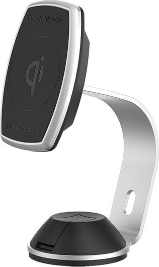 Βάση Κινητού Αυτοκινήτου Scosche MagicMount Pro Charge Qi Wireless Charge με Μαγνήτη & Ασύρματη Φόρτιση Μαύρo