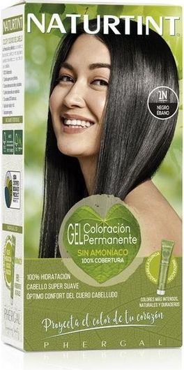 Naturtint Permanent Hair Color Βαφή Μαλλιών Χωρίς Αμμωνία 1N Ebony Black 165ml